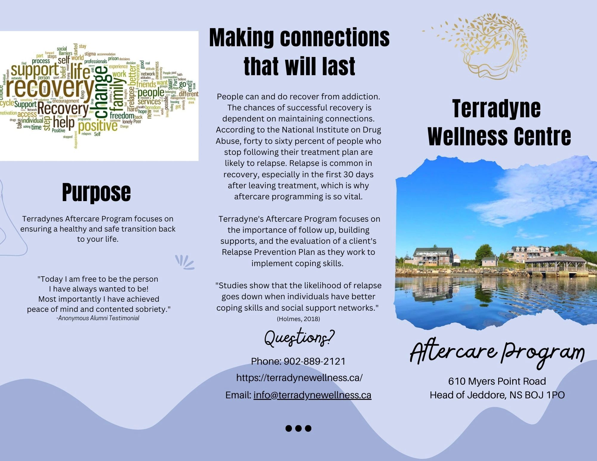 Terradyne Wellness Centre Aftercare Program Brochure